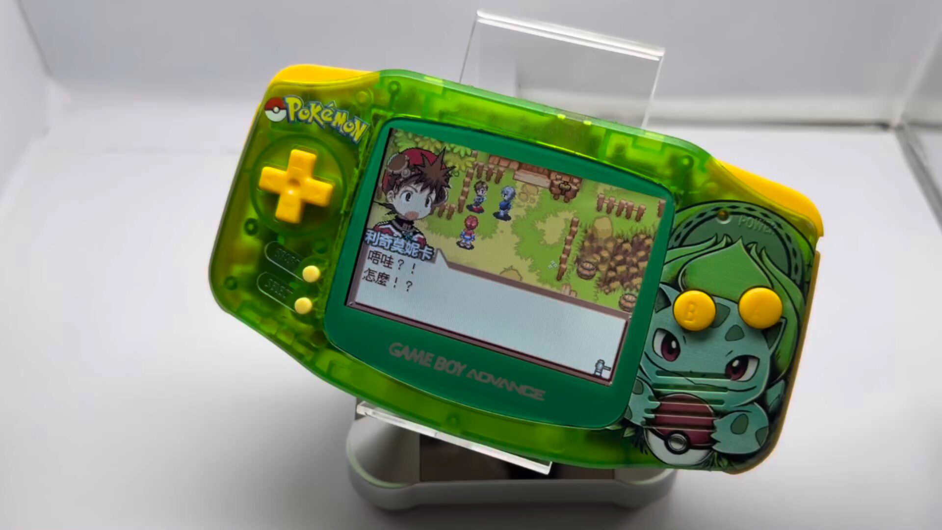 Retro Gaming Pokemon - 포켓몬 비누사우르 GBA 휴대용 게임기, 3.2인치