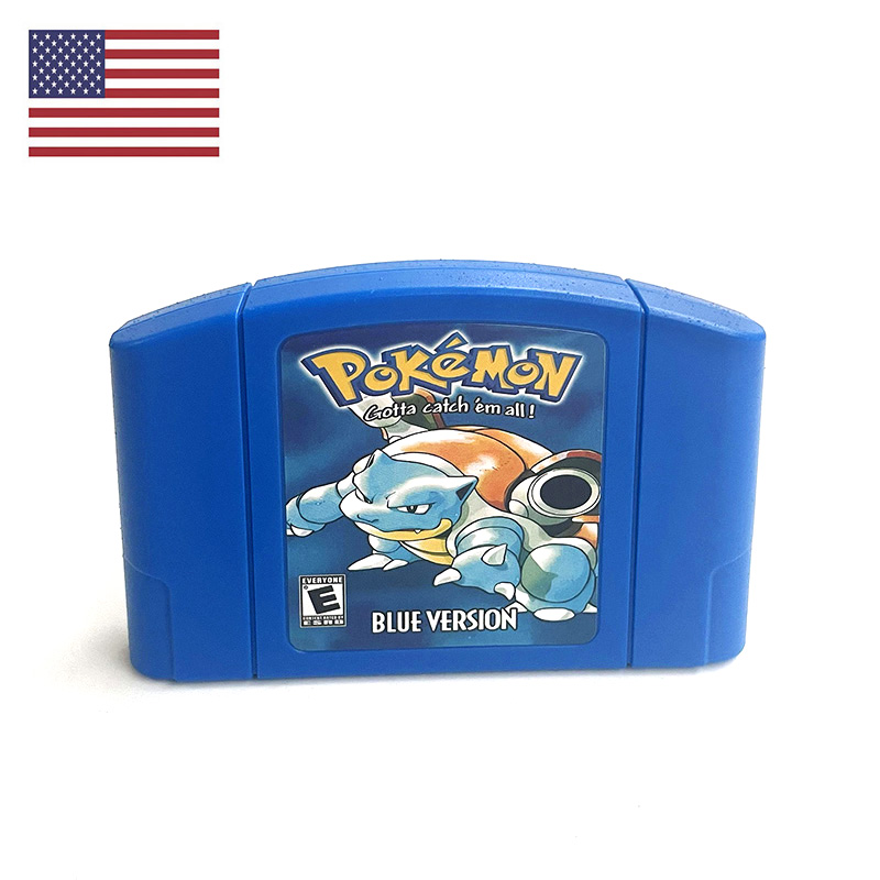 Retro Gaming Pokemon - 미국 NTSC 버전 영어판 포켓몬 블루