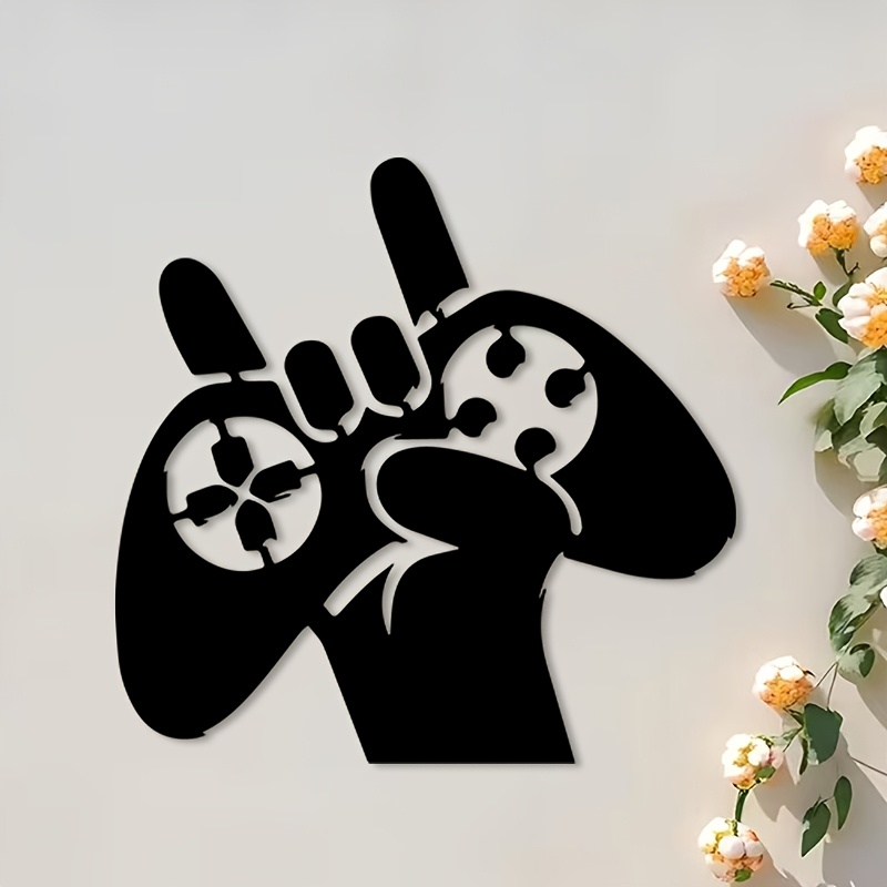 Retro Gaming Gifts - 레트로 게임용 금속 벽 장식 철제