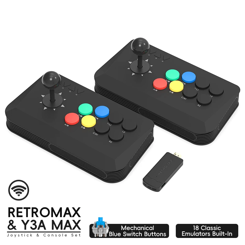 Retro Gaming Download - 무선 Y3A 맥스 아케이드 스틱 파이트