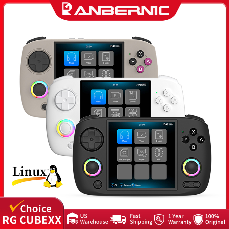 Retro Gaming Monitor - ANBERNIC RG CubeXX 휴대용 게임 콘솔