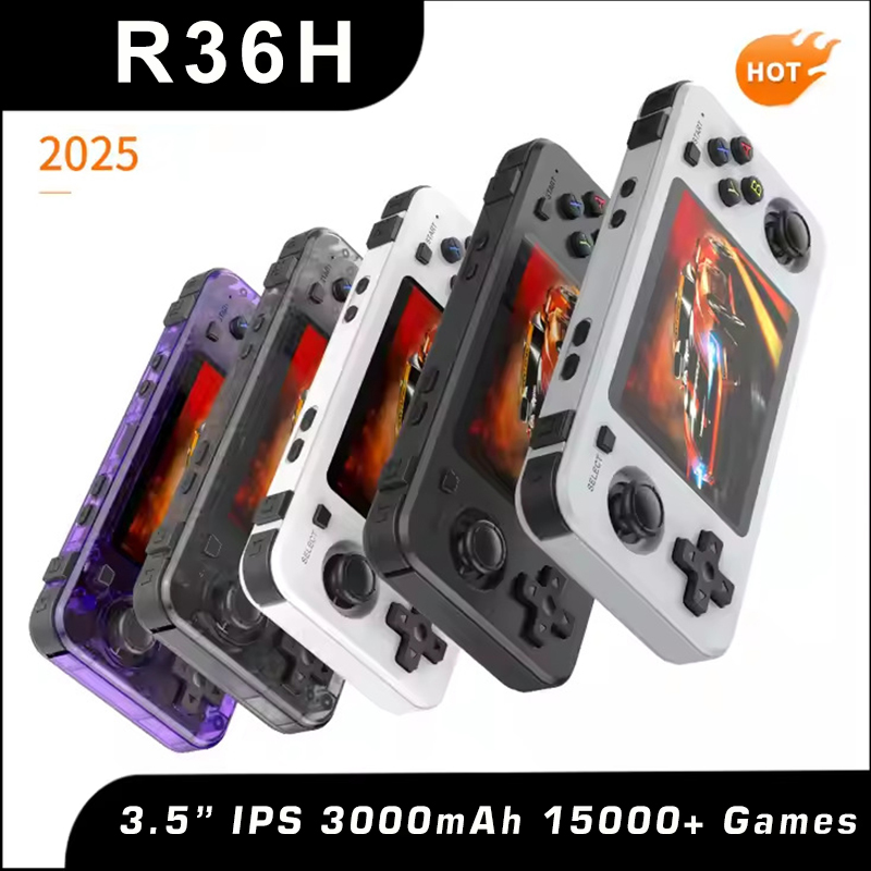 Retro Gaming R36S - 새로운 R36H 레트로 핸드 헬드 콘솔