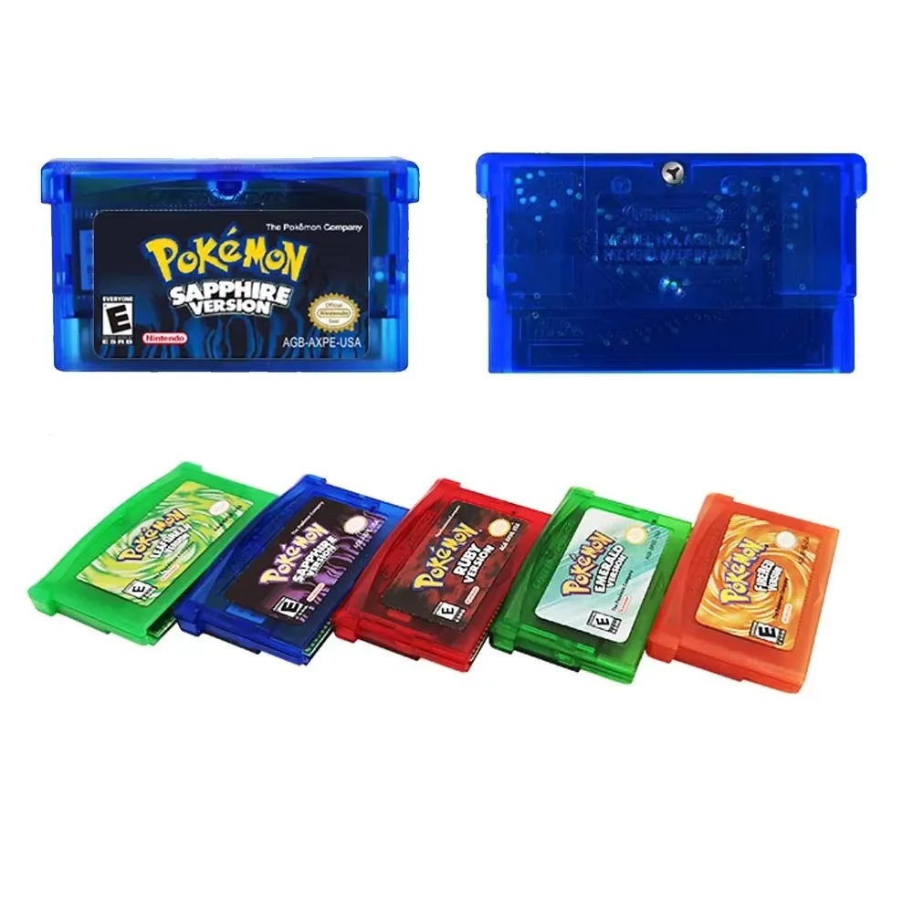 프리미엄 32비트 포켓몬 GBA 게임 카트리지 세트 루 - Retro Gaming Pokemon 리뷰 및 가격
