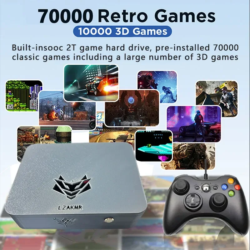 듀얼 시스템 AK1 프로 게임 박스 70000+게임 8 - Retro Gaming Batocera 리뷰 및 가격