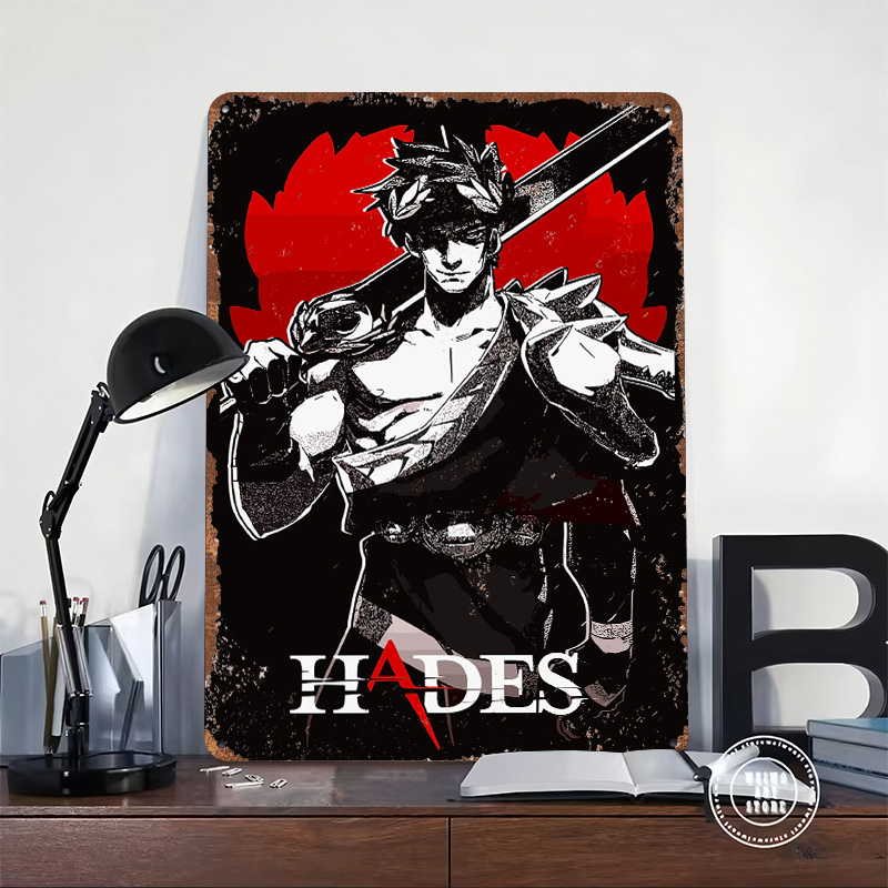 하데스 게임 메탈 포스터 맞춤형 벽 장식 레트로 빈티지 - Retro Gaming Bar 리뷰 및 가격