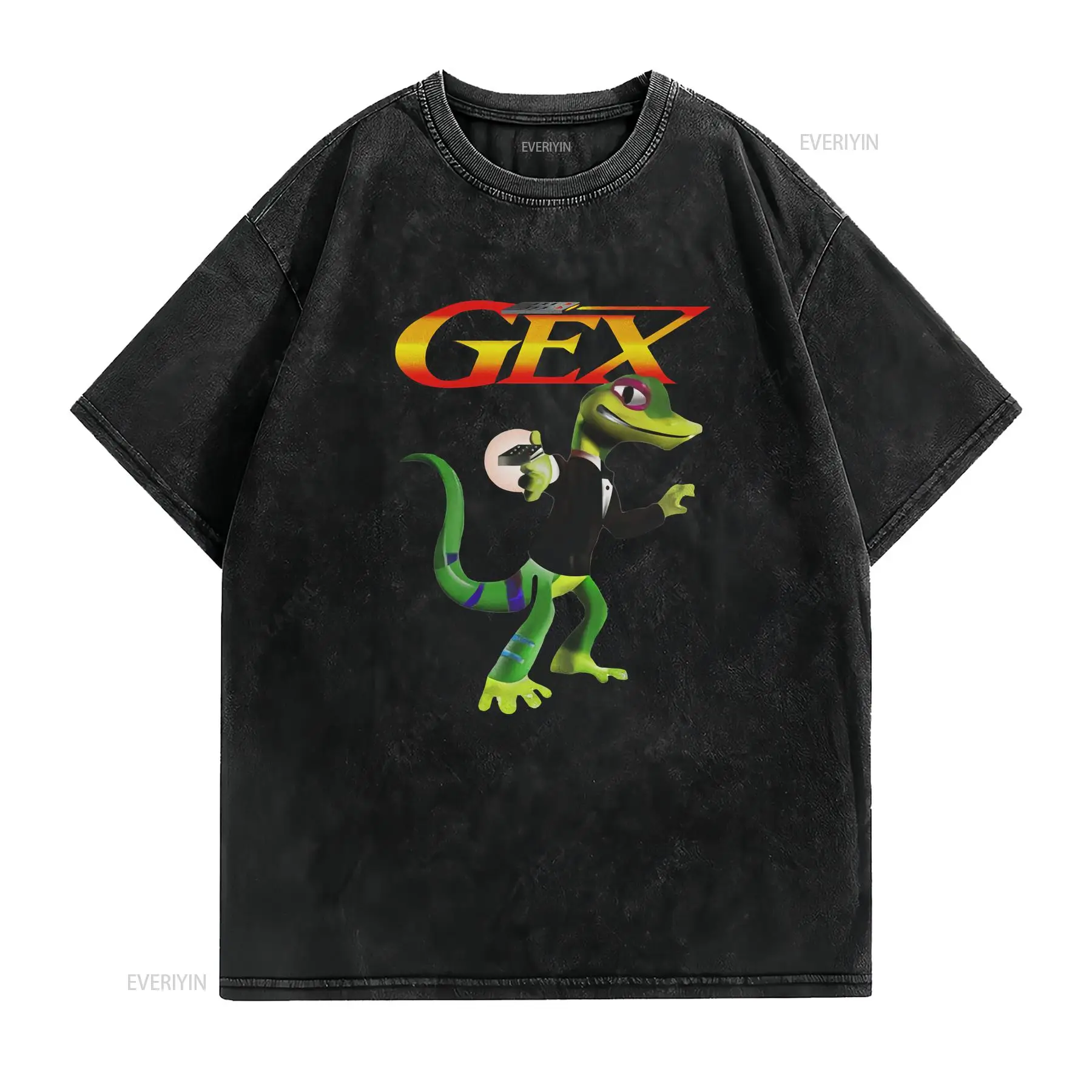 Gecko Game T 셔츠 Ps1 클래식 게임 레트로 - Retro Gaming Gamestop 리뷰 및 가격