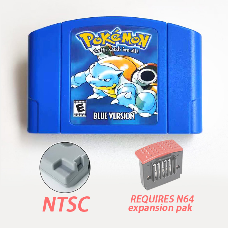 미국 NTSC 버전 영어판 포켓몬 블루 N64 레트로  - Retro Gaming Pokemon 리뷰 및 가격