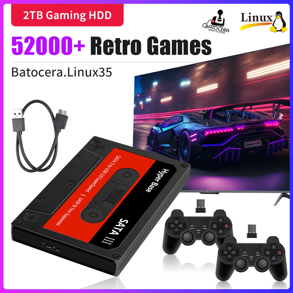 하이퍼 베이스 바토세라 2TB 게이밍 HDD 내장 52 - Retro Gaming Batocera 리뷰 및 가격