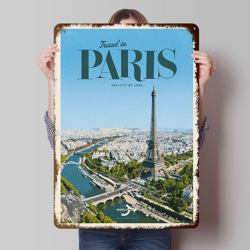 파리 여행 프린트 포스터 맞춤형 레트로 벽 장식 빈티지 - Retro Gaming Paris 리뷰 및 가격