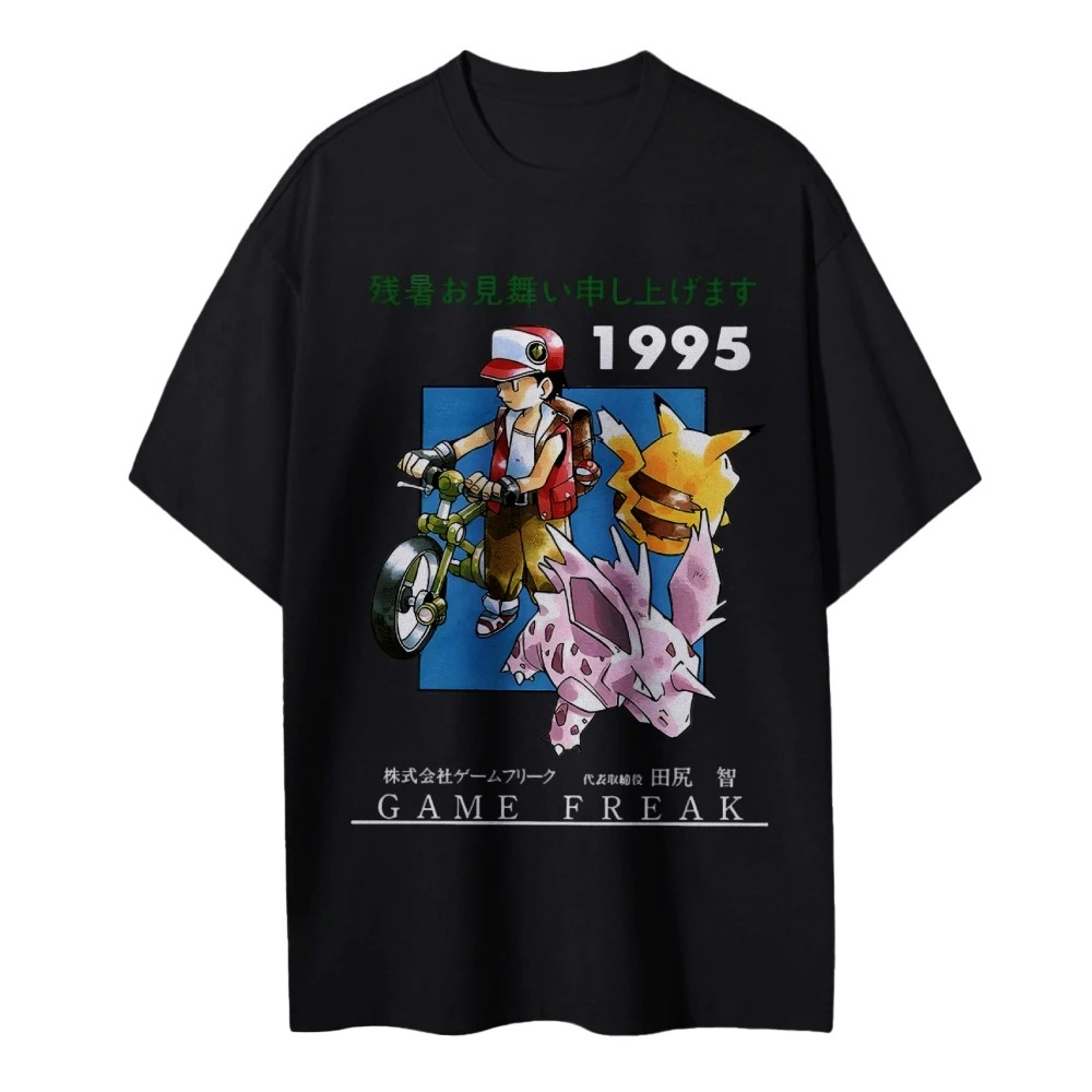 포켓몬 1995 빈티지 티셔츠 게임 프릭 피카추 폴리곤 - Retro Gaming Pokemon 리뷰 및 가격