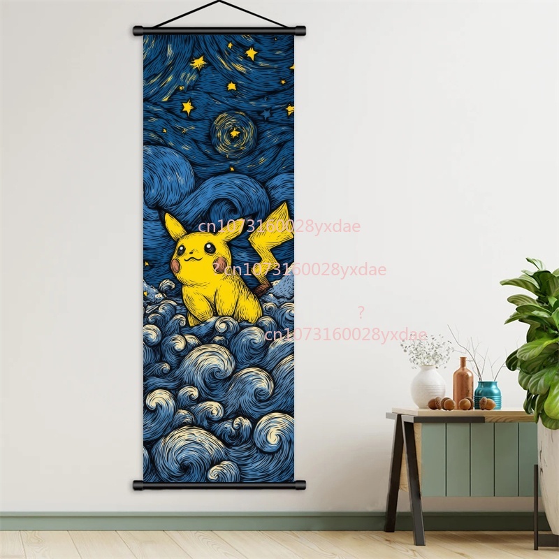 인쇄된 포켓몬 포스터, 애니메이션 벽 장식, 겐가르,  - Retro Gaming Pokemon 리뷰 및 가격