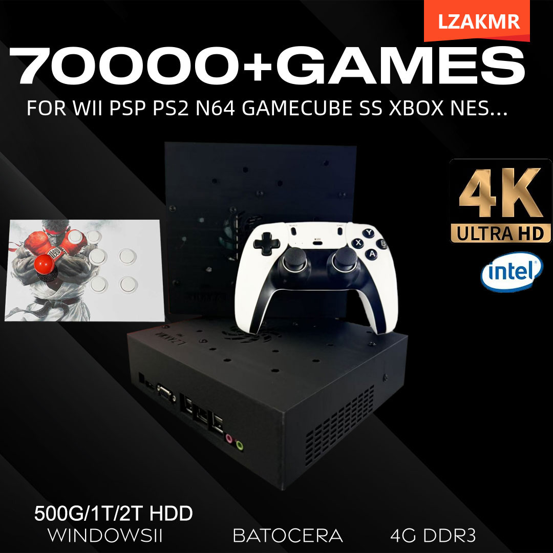 레트로 게임 콘솔 70000+ 게임 2TB T8 Wii - Retro Gaming Batocera 리뷰 및 가격